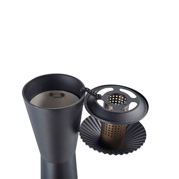 南 GPX-229A 南方烟蒂柱砂黑铁烤漆 商场立式烟头垃圾桶 户外吸烟区烟灰缸立式烟灰桶