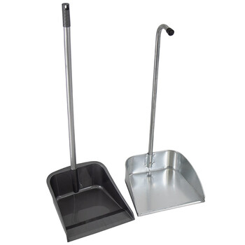 赫思迪格 JG-135 大容量铁簸箕 铁撮箕子 白铁皮畚箕垃圾斗垃圾铲 铁簸箕（10个）