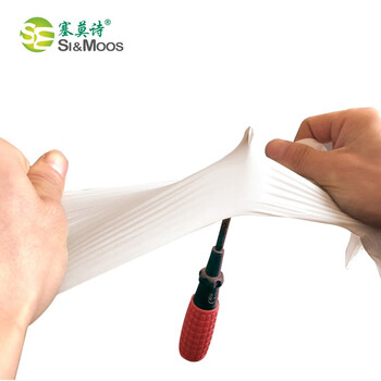 塞莫诗一次性乳胶橡胶手套 防水隔离卫生清洁实验牙科检查LM903MW耐用型100只 乳白色小号S