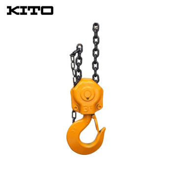 KITO 手拉葫芦 环链葫芦吊装起重工具 倒链手动葫芦 CB030 3.0T3M  200294