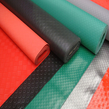 益美得 WSD0005 PVC地垫酒店工厂车间室外防滑地垫 普通1.5mm厚 人字绿1米宽*1米长