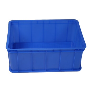 稳斯坦 周转箱塑料 加厚塑胶筐物料盒养鱼养龟物流收纳箱零件储物盒 24#608*410*240mm WST007
