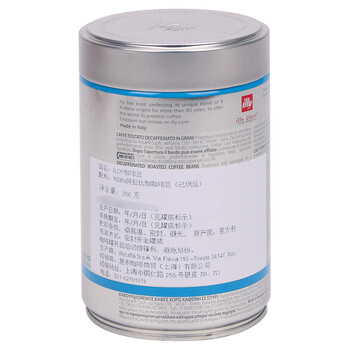 ILLY意利阿拉比卡意式咖啡豆（低咖啡因）罐装250g