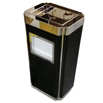 南 GPX-13A 金霸王南方座地烟灰桶 镜钢 商场不锈钢垃圾筒酒店落地烟灰桶立式果皮桶商用垃圾桶