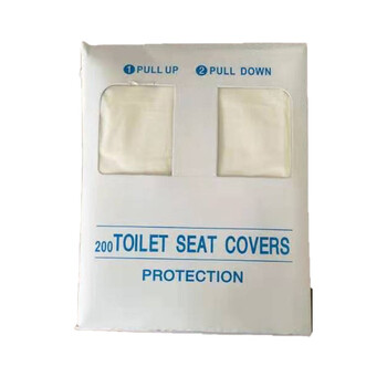 酷媛 1/4坐厕垫纸 原生木浆 200张/包 整箱 25包/箱  单箱