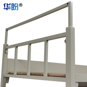 华盼HP-632制式营具铁架床营房钢制加厚单层床含床下柜鞋架 