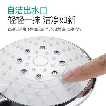 豪华五功能手持花洒套装 手握花洒喷头软管 304不锈钢花洒管 定制 货期5天