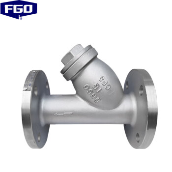 FGO 不锈钢Y型过滤器 304材质 PN16 滤网目数可自行选择 GL41H-16P DN65