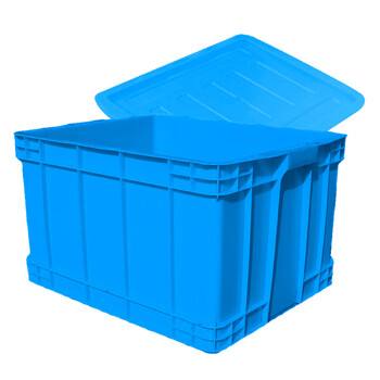 知旦 含盖周转箱 外径:592*485*360mm物流运输箱分类盒零件盒元件盒收纳箱物料盒收纳盒 Z-550350P