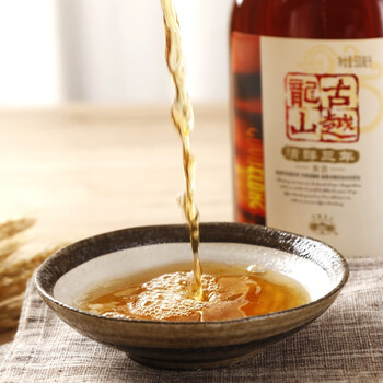 古越龙山 清醇 三年 半甜型 绍兴黄酒 500ml*6瓶 整箱装 