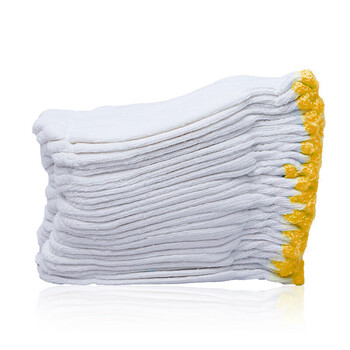 者也（ZYE）劳保手套加厚耐磨防滑尼龙手套棉线手套工地工作手套男女棉纱手套 耐磨棉纱12双