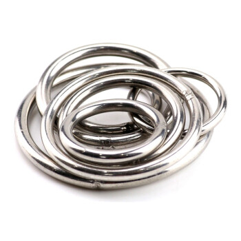 中部工品 钢丝绳链接圆环 O型环 不锈钢圆圈 一个价 5*40