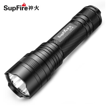 神火(supfire)强光手电筒USB充电式 超亮远射LED超长续航防水家庭骑行应急灯定制L6-H