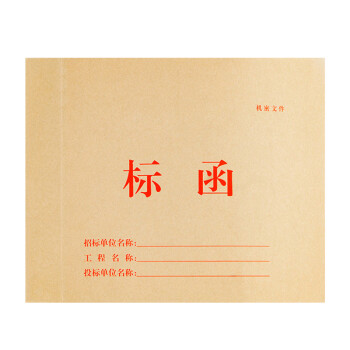 飞尔（FLYER）牛皮纸档案袋 标书合同文件资料袋【310g 无酸纸标函8cm 29x37cm】100个装