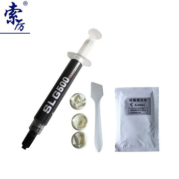 索厉 导热硅脂（散热硅脂/显卡散热膏/台式机cpu笔记本硅胶/配刮片/3g装/SLG500）