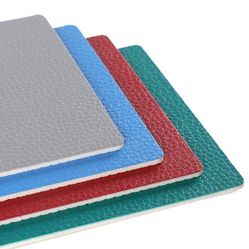 3G PVC运动地板健身房活动室办公防滑塑胶地板 荔枝纹 绿色 厚3.5mm*宽1.5m*长20m 企业定制