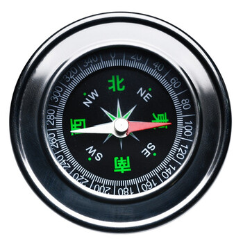 劳博士（LABORS）60mm多功能金属罗盘 不锈钢 中英文指南针 指北针户外车载轮船用指南针