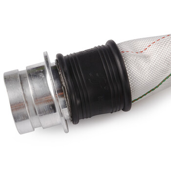 沱雨（TUOYU) 消防水带 三江消防25-65-20抗高压耐磨聚氨酯25型65mm(2.5英寸)20米【水带+快速卡式接扣】