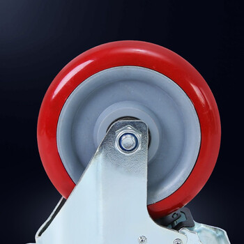 万尊 聚氨酯脚轮3寸刹车轮（2个装）