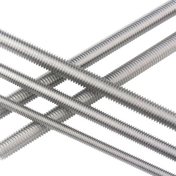冰禹 BYlj-353 304不锈钢丝杆牙条 DIN976牙条通丝全螺纹螺杆 M20-2.5X1M（1根）