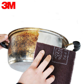 3M工业百洁布 不锈钢拉丝布钣金除锈抛光菜瓜布7447C/ 2片