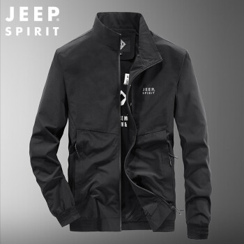 【吉普rm0669】吉普jeep 夹克男2022春秋休闲立领男士上衣男装外套男