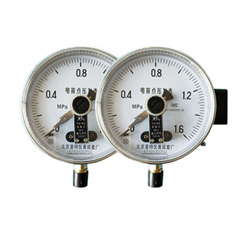 普特 Y100 0-1.6Mpa 径向 耐温电接点压力表