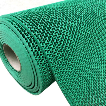科力邦（Kelibang） 隔水垫 疏水垫防滑垫镂空软垫 商场门厅工厂车间隔水垫卷材 1.2m*15m*4.5mm 绿色 KB5050