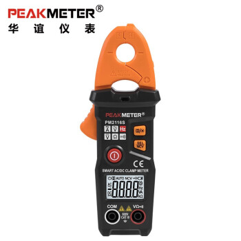 华谊PEAKMETER PM2116S 智能钳形表万用表100A交直流钳表高精度万能表电流表袖珍型 定做 1台