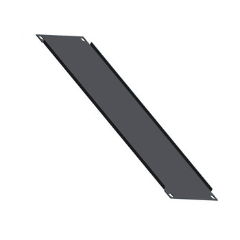 麦森特（ MAXCENT） 加厚19英寸机柜面板 黑色1U背板盲板 服务器机柜挡板2U4U盖板 黑色1U盲板 2mm