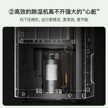 松京（SenseGene）除湿机/抽湿机  除湿量20L/天 家用地下室吸湿器 干燥机干衣净化  DK02