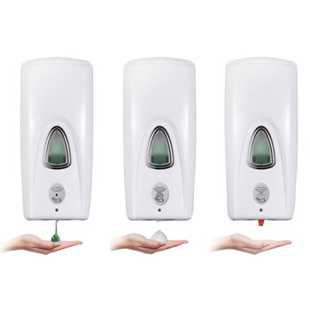 益美得 LSL3455-E  公共卫生间1000ml大容量全自动红外线感应喷雾洗手液机壁挂式皂液器 喷雾洗手机+亮板支架