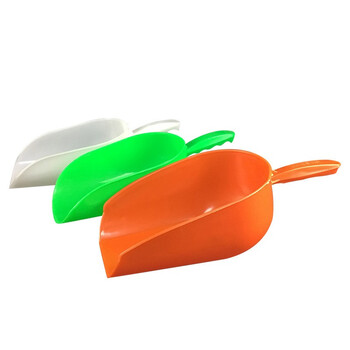稳斯坦 WST1024 饲养饲料铲 用料瓢 兽用饲料铲子加厚塑料铲子 加料器  白色