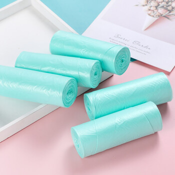 环舟可降解垃圾袋加厚平口玉米淀粉垃圾袋环保生物降解垃圾袋蓝色45*50/120只