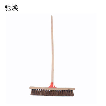 驰焕 浴室卫生间厨房瓷砖户外地板刷子墙角死角清洁刷 棕毛地刷40cm