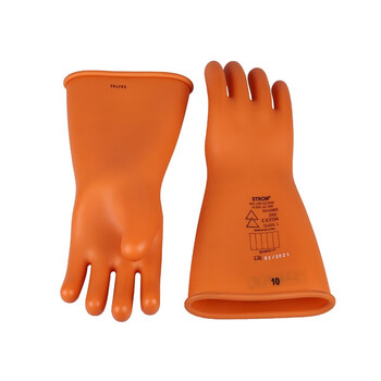 诚格(C&G)STROM2级绝缘手套 2LO-230/S2-410乳胶手套电力配电房新能源耐高压电工用 带电作业安全防触电
