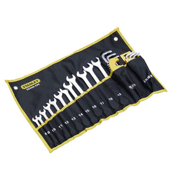 史丹利STANLEY 30件公制双开口快扳手套装 两用梅花开口快速扳手 TK906-23C
