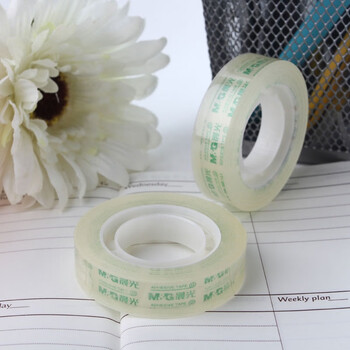 晨光（MG）透明小胶带 超透学生手工胶布【12mm*30y 27.42米/卷 12卷/筒 6筒起订 AJD97320】