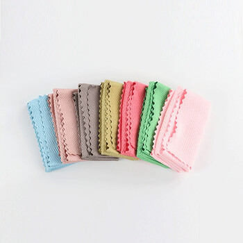 庄太太【10条【25*25cm】彩色】加厚擦玻璃鱼鳞抹布不沾油双面珊瑚绒懒人抹布