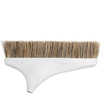 Homeglen 防风马鬃毛扫把簸箕套装垃圾铲笤帚不易粘头发 蓝绿色套装