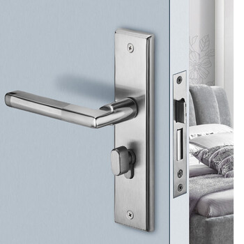 飞球（Fly.Globe）门锁室内卧室房门锁防盗不锈钢锁具实木门把手K170