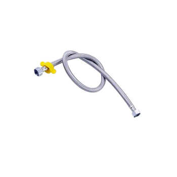 星期十 1米连接软管 铜医院用脚踏式水龙头连接软管 食品工厂洗手盆实验室脚踩水龙头开关水管定制