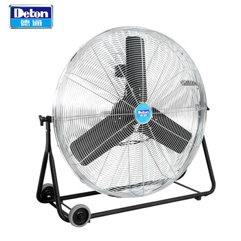 德通FF-75M工业趴台地扇大风量可移动电风扇强力坐地扇岗位式风扇三档调速
