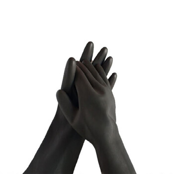 雄星  工业手套CY55cm耐酸碱化学防腐蚀耐磨防水耐油防油橡胶手套