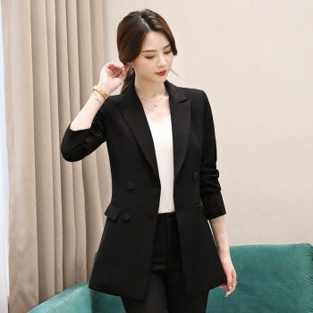 黑色双排扣西服 4xl 145-155斤