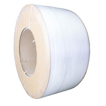飞尔（FLYER）全自动机用打包带 PP热熔打包带 白色透明 宽12mm厚0.6mm 重10kg【FLb716】
