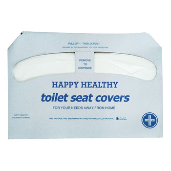 益美得 LSL33316 加厚不锈钢酒店抽纸盒一次性马桶坐厕纸盒厕所马桶坐垫纸架1/2折坐便垫纸巾盒 钛金款