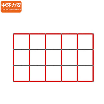 中环力安【室内铁拉网3x4格230x305CM】展架折叠海报架大型年会签名签到墙KT板广告展示架伸缩背景架