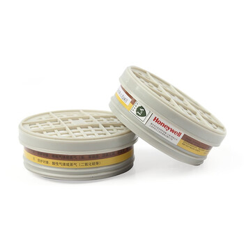 霍尼韦尔 滤盒搭配防护面罩使用工厂车间作业呼吸防护轻便G104 B290 系列滤盒*1对