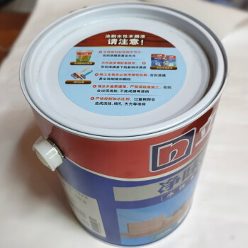 立邦净味120木器漆水性白色油漆涂料木用家具木门漆白漆